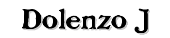 Dolenzo-J font